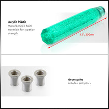 Load image into Gallery viewer, Universal M8 M10 M12 300MM Crystal Octogon Bubble Shift Knob Teal