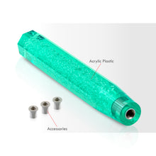 Load image into Gallery viewer, Universal M8 M10 M12 300MM Crystal Octogon Bubble Shift Knob Teal