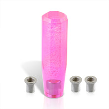 Load image into Gallery viewer, Universal M8 M10 M12 150MM Crystal Octogon Bubble Shift Knob Neon Pink