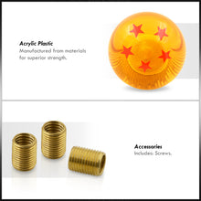 Load image into Gallery viewer, Universal M8 M10 M12 5 Star Dragon Ball Z Shift Knob Amber