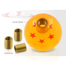 Load image into Gallery viewer, Universal M8 M10 M12 5 Star Dragon Ball Z Shift Knob Amber