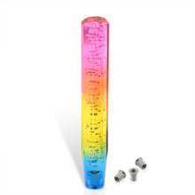 Load image into Gallery viewer, Universal M8 M10 M12 300MM Crystal Octogon Bubble Shift Knob Rainbow