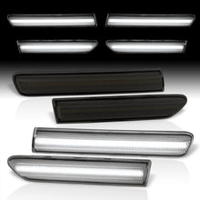 Load image into Gallery viewer, Acura TL 2004-2008 4 Piece Front White & Rear White LED Side Marker Lights Smoke Len (Not Compatible On Type-S Models)