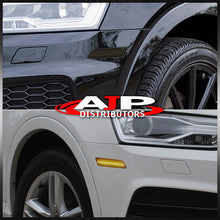 Load image into Gallery viewer, Audi Q3 2015-2018 Front Amber LED Side Marker Lights Smoke Len