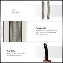 Load image into Gallery viewer, BMW 5 Series G30 F90 2017-2023 Front Bumper Amber LED Side Marker Reflector Lights Clear Len