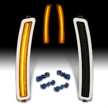 Load image into Gallery viewer, BMW 5 Series G30 F90 2017-2023 Front Bumper Amber LED Side Marker Reflector Lights Smoke Len