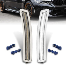 Load image into Gallery viewer, BMW 5 Series G30 F90 2017-2023 Front Bumper White LED Side Marker Reflector Lights Clear Len