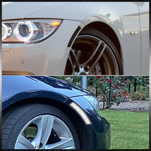 Load image into Gallery viewer, BMW 3 Series E92 E93 Coupe 2007-2013 Front Bumper White LED Side Marker Reflector Lights Smoke Len