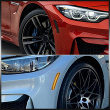 Load image into Gallery viewer, BMW 3 Series F80 M3 Sedan 2015-2018 / F82 F83 M4 Coupe 2014-2020 Front Bumper Amber LED Side Marker Reflector Lights Smoke Len