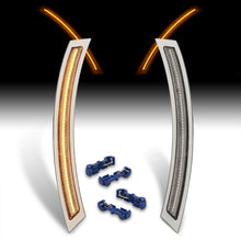 Load image into Gallery viewer, BMW X5 F15 2014-2018 / X5 M 2015-2018 Front Bumper Amber LED Side Marker Reflector Lights Clear Len