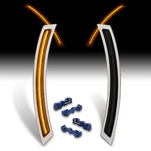 Load image into Gallery viewer, BMW X5 F15 2014-2018 / X5 M 2015-2018 Front Bumper Amber LED Side Marker Reflector Lights Smoke Len