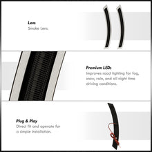 Load image into Gallery viewer, BMW X5 F15 2014-2018 / X5 M 2015-2018 Front Bumper Amber LED Side Marker Reflector Lights Smoke Len