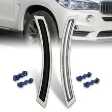 Load image into Gallery viewer, BMW X5 F15 2014-2018 / X5 M 2015-2018 Front Bumper White LED Side Marker Reflector Lights Smoke Len