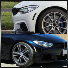 Load image into Gallery viewer, BMW 3 Series LCI F30 F31 (Base) 2016-2019 / F30 M Sport 2012-2015 / 4 Series F32 F33 F36 2014-2020 Front Bumper White LED Side Marker Reflector Lights Smoke Len