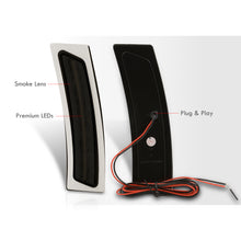 Load image into Gallery viewer, BMW 3 Series LCI F30 F31 (Base) 2016-2019 / F30 M Sport 2012-2015 / 4 Series F32 F33 F36 2014-2020 Front Bumper White LED Side Marker Reflector Lights Smoke Len