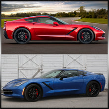 Load image into Gallery viewer, Chevrolet Corvette C7 2014-2019 4 Piece Front Amber & Rear Red LED Side Marker Lights Clear Len
