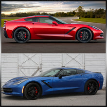 Load image into Gallery viewer, Chevrolet Corvette C7 2014-2019 4 Piece Front Amber & Rear Red LED Side Marker Lights Smoke Len