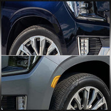 Load image into Gallery viewer, Chevrolet Escalade Suburban Tahoe 2021-2022 / GMC Yukon XL 2021-2023 Front Amber LED Side Marker Lights Smoke Len