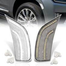Load image into Gallery viewer, Chevrolet Escalade Suburban Tahoe 2021-2022 / GMC Yukon XL 2021-2023 Front White LED Side Marker Lights Clear Len