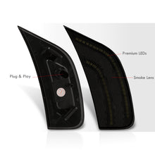 Load image into Gallery viewer, Chevrolet Escalade Suburban Tahoe 2021-2022 / GMC Yukon XL 2021-2023 Front White LED Side Marker Lights Smoke Len