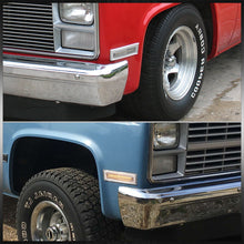 Load image into Gallery viewer, Chevrolet GMC C/K C10 1500 2500 3500 Pickup Blazer Jimmy Suburban 1981-1986 Front Amber LED Side Marker Lights Clear Len