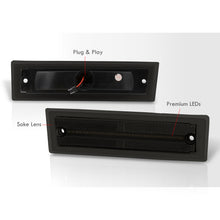 Load image into Gallery viewer, Chevrolet GMC C/K C10 1500 2500 3500 Pickup Blazer Jimmy Suburban 1981-1986 Front Amber LED Side Marker Lights Smoke Len