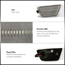 Load image into Gallery viewer, Chevrolet Cruze 2011-2015 / Limited 2016 Front Amber LED Side Marker Lights Clear Len