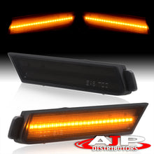 Load image into Gallery viewer, Chevrolet Camaro 2010-2015 Amber LED Front Side Marker Lights Smoke Len