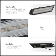 Load image into Gallery viewer, Chevrolet Camaro 2010-2015 White LED Front Side Marker Lights Clear Len