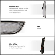 Load image into Gallery viewer, Chevrolet Camaro 2016-2022 Rear Red LED Side Marker Clear Len