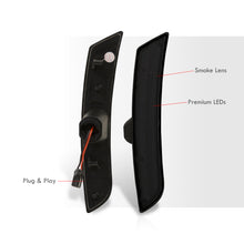 Load image into Gallery viewer, Chevrolet Camaro 2016-2022 Rear Red LED Side Marker Smoke Len