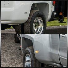 Load image into Gallery viewer, Chevrolet Silverado (Dually) 2500HD 3500HD 2015-2021 / GMC Sierra (Dually) 2500HD 3500HD 2015-2021 4 Piece Front Amber & Rear Red LED Fender Side Marker Lights Clear Len
