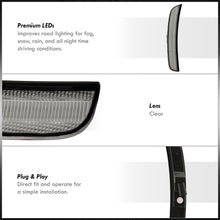 Load image into Gallery viewer, Chrysler 300 300C 2015-2023 Rear Red LED Side Marker Clear Len