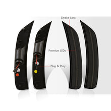 Load image into Gallery viewer, Chrysler Pacifica 2017-2022 / Voyager 2020-2022 4 Piece Front Amber & Rear Red LED Fender Side Marker Lights Smoke Len