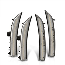 Load image into Gallery viewer, Chrysler 200 2015-2017 4 Piece Front Amber & Rear Red LED Fender Side Marker Lights Clear Len