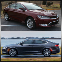 Load image into Gallery viewer, Chrysler 200 2015-2017 4 Piece Front Amber & Rear Red LED Fender Side Marker Lights Clear Len