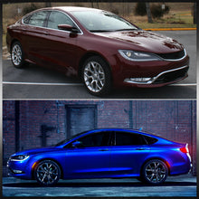 Load image into Gallery viewer, Chrysler 200 2015-2017 4 Piece Front Amber & Rear Red LED Fender Side Marker Lights Smoke Len