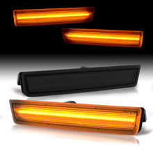 Load image into Gallery viewer, Dodge Challenger 2015-2022 Front Amber LED Side Marker Smoke Len