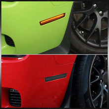 Load image into Gallery viewer, Dodge Challenger 2015-2022 Front Amber LED Side Marker Smoke Len