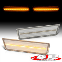 Load image into Gallery viewer, Dodge Challenger 2008-2014 Amber LED Front Side Marker Lights Clear Len