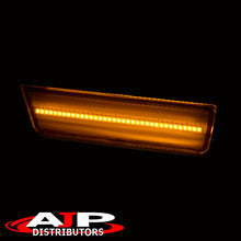 Load image into Gallery viewer, Dodge Challenger 2008-2014 Amber LED Front Side Marker Lights Smoke Len