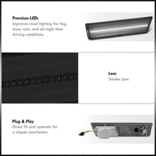 Load image into Gallery viewer, Dodge Challenger 2008-2014 White LED Front Side Marker Lights Smoke Len