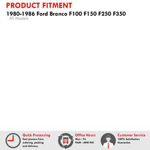 Load image into Gallery viewer, Ford Bronco F100 F150 F250 F350 1980-1986 Front Amber LED Side Marker Lights Smoke Len