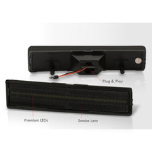 Load image into Gallery viewer, Ford Bronco F100 F150 F250 F350 1980-1986 Front White LED Side Marker Lights Smoke Len