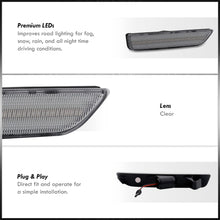 Load image into Gallery viewer, Ford Mustang 2010-2014 Rear Red LED Side Marker Clear Len