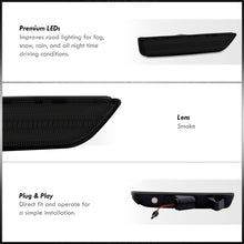 Load image into Gallery viewer, Ford Mustang 2010-2014 Rear Red LED Side Marker Smoke Len