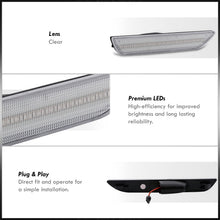 Load image into Gallery viewer, Ford Mustang 2015-2022 Rear Red LED Side Marker Clear Len