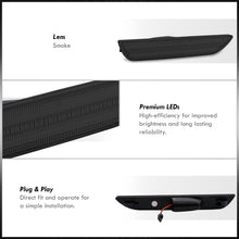 Load image into Gallery viewer, Ford Mustang 2015-2022 Rear Red LED Side Marker Smoke Len