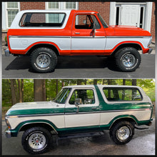 Load image into Gallery viewer, Ford Bronco 1978-1979 / F100 F150 F250 1973-1979 / E150 E350 Econoline 1975-1991 4 Piece Front Amber & Rear Red LED Side Marker Lights Clear Len