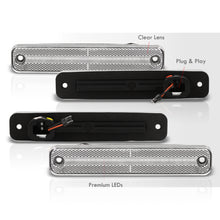 Load image into Gallery viewer, Ford Bronco 1978-1979 / F100 F150 F250 1973-1979 / E150 E350 Econoline 1975-1991 4 Piece Front Amber & Rear Red LED Side Marker Lights Clear Len